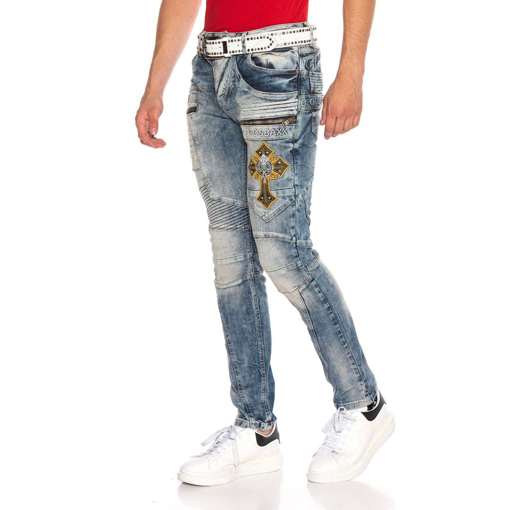 Cipo &amp; Baxx UTAH Men's Jeans Denim CD293