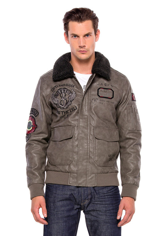 Cazadora bomber de hombre Cipo &amp; Baxx AIR FORCE CM164