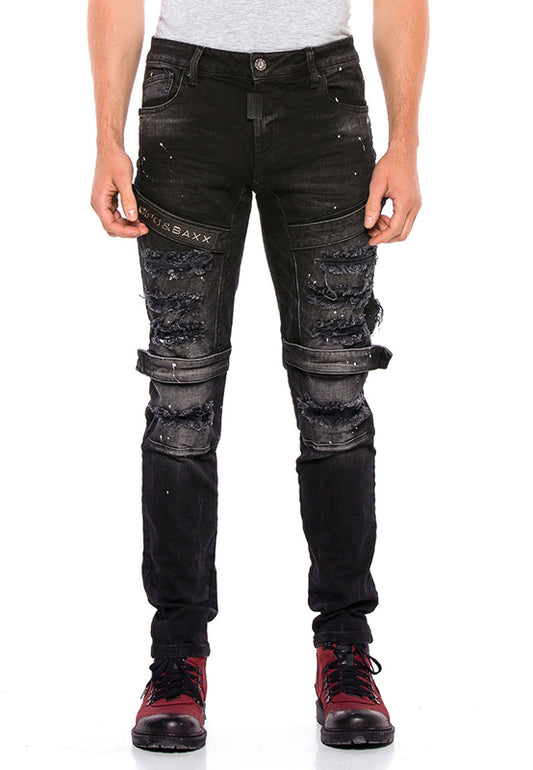 Cipo &amp; Baxx SNIPER Vaqueros Hombre Denim CD555