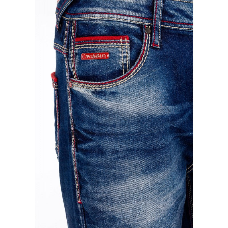 Cipo & Baxx REDWOOD Herren Jeans Denim CD557