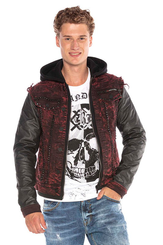 Cipo &amp; Baxx ROSWELL Chaqueta vaquera para hombre Denim CJ259