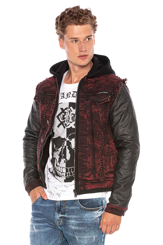 Cipo & Baxx ROSWELL Herren Jeans Jacke Denim CJ259