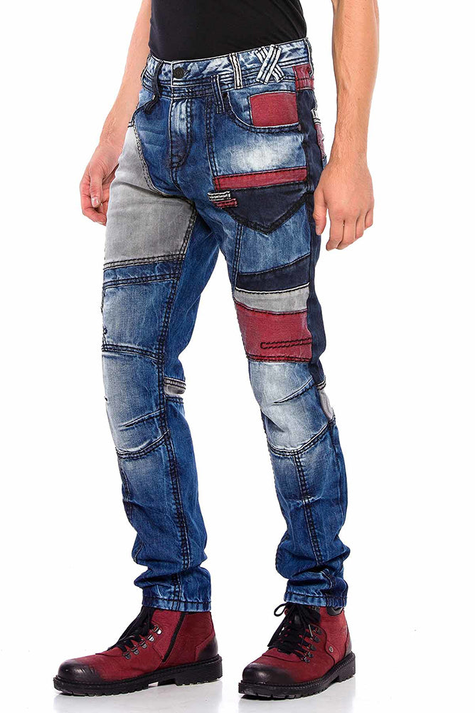 Cipo &amp; Baxx PENTAGON jeans de hombre denim CD574