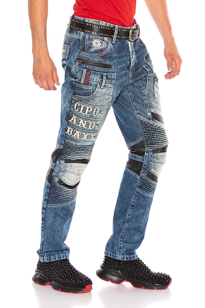 Cipo &amp; Baxx GALAXY Vaqueros Hombre Denim CD637