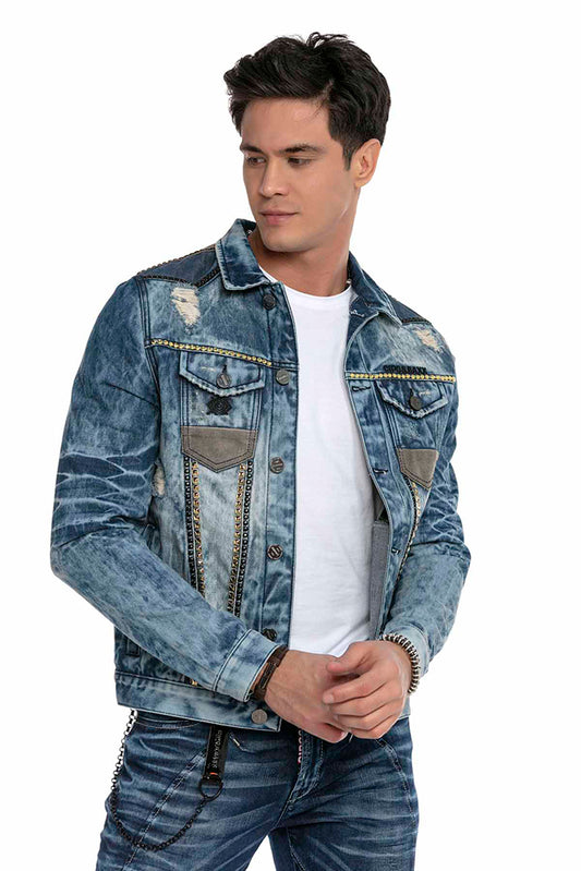 Cipo &amp; Baxx DAYTONA Chaqueta vaquera para hombre CJ264