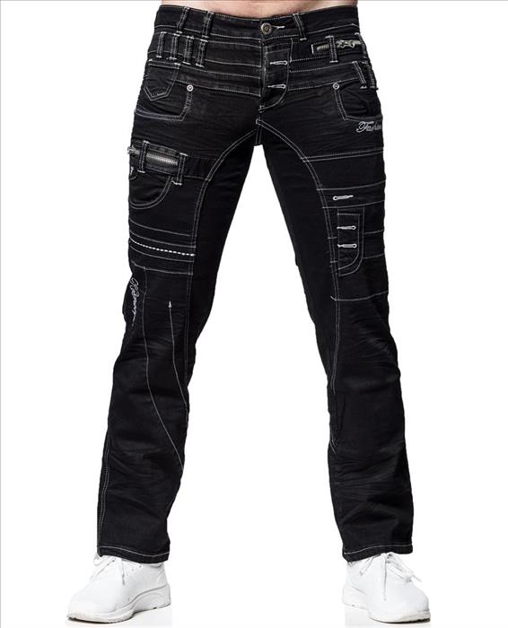 Vaqueros de hombre Kosmo Lupo WACO denim corte recto