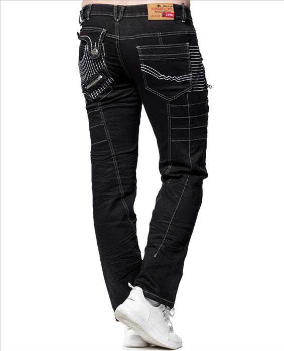 Vaqueros de hombre Kosmo Lupo WACO denim corte recto