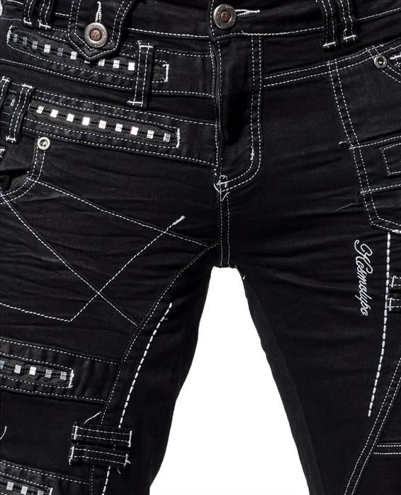 Kosmo Lupo ENGINE Herren Jeans Denim Straight Cut