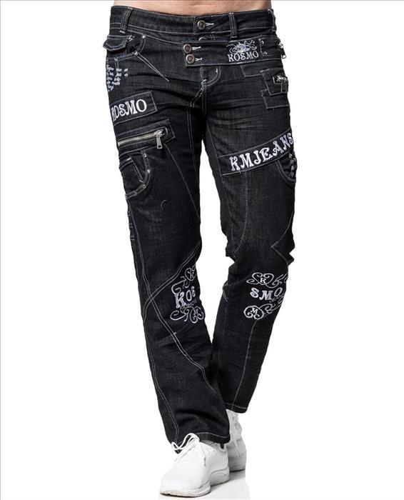 Kosmo Lupo ARMOR Herren Jeans Denim Straight Cut