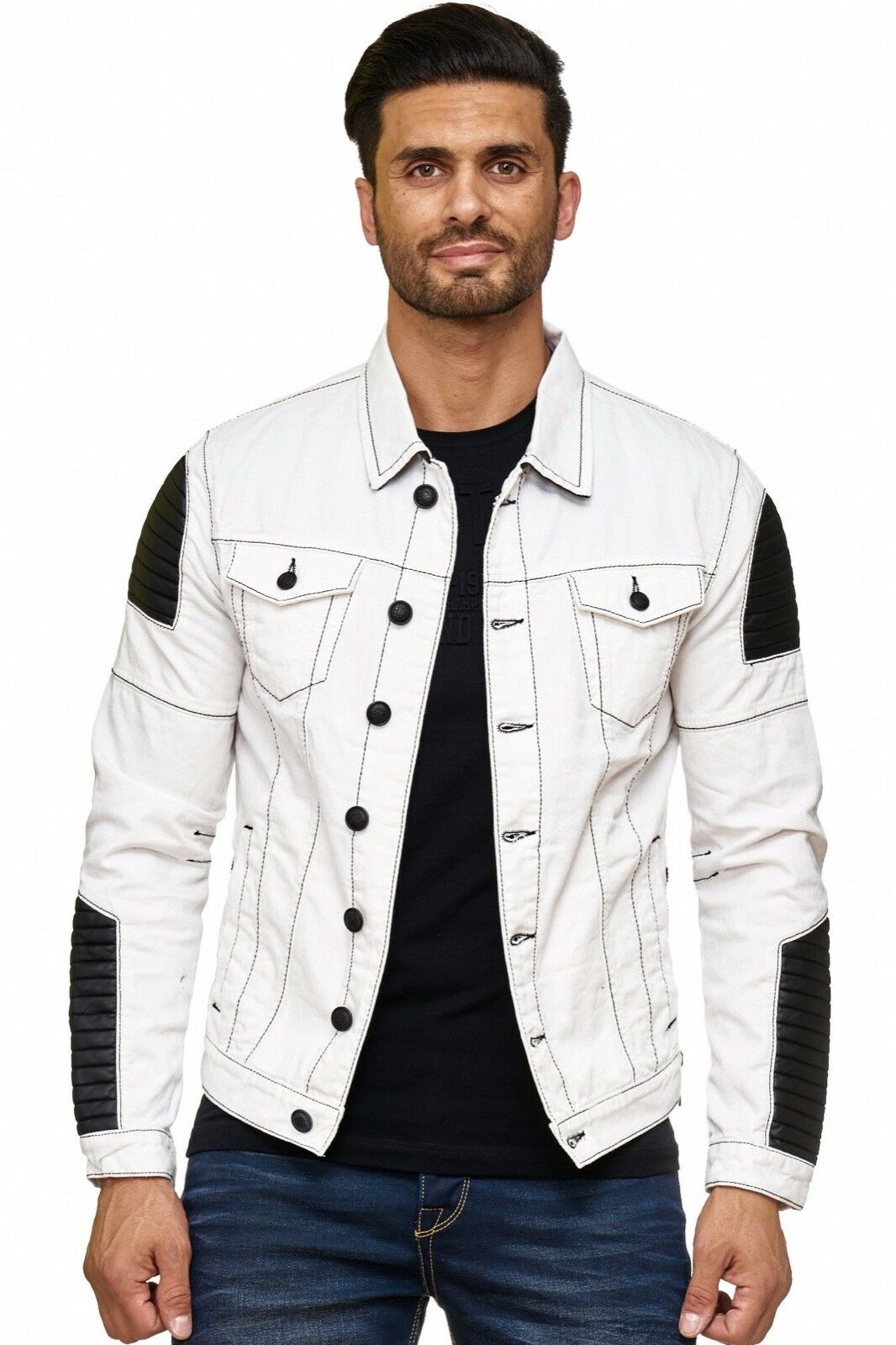 Cipo & Baxx HELL RACER Herren Jeans Jacke Denim CJ163