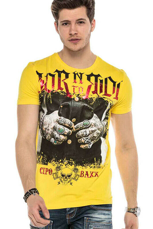 Cipo &amp; Baxx GANG Camiseta Hombre CT542