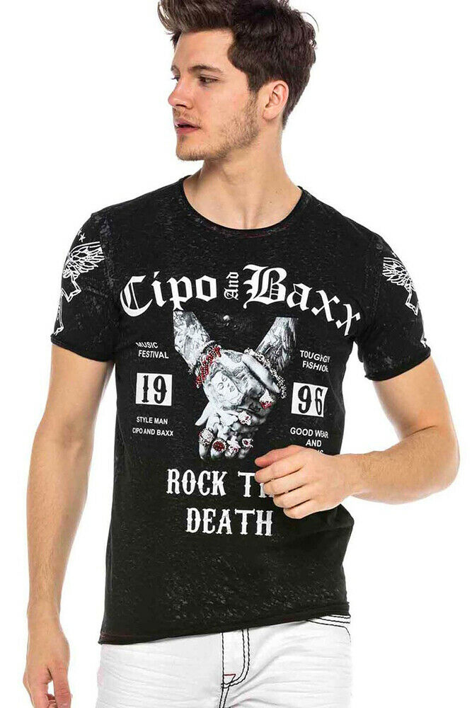 Cipo & Baxx ROCKER Men's T-Shirt CT565 – persvision