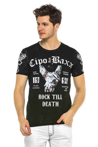 Cipo & Baxx ROCKER Herren T-Shirt CT565